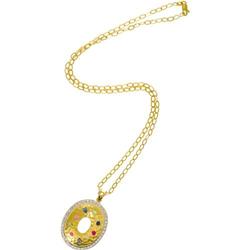 Diamond, Ruby, Sapphire, Garnet, Gold Pendant