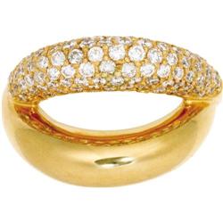 Diamond, Gold "Twins" Ring, Mauboussin