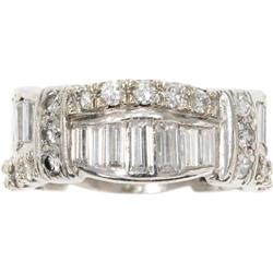 Diamond, Platinum Eternity Band