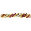 Image 1 : Diamond, Ruby, Gold Bracelet