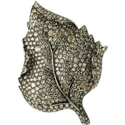 Colored Diamond, Gold Brooch, Sophia D