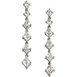 Diamond, Platinum Earrings