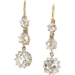 Diamond, Gold Earrings