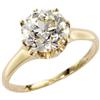 Image 1 : Diamond, Gold Solitaire Ring