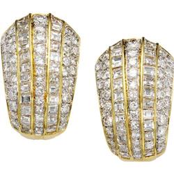 Diamond, Gold Earrings
