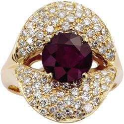 Ruby, Diamond, Gold Ring