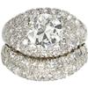 Image 1 : Diamond, Platinum Ring Set