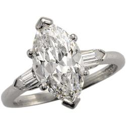 Diamond, Platinum Ring