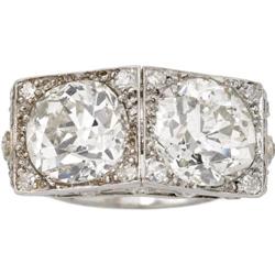 Art Deco Diamond, Platinum Ring