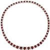 Image 1 : Ruby, Diamond, White Gold Necklace