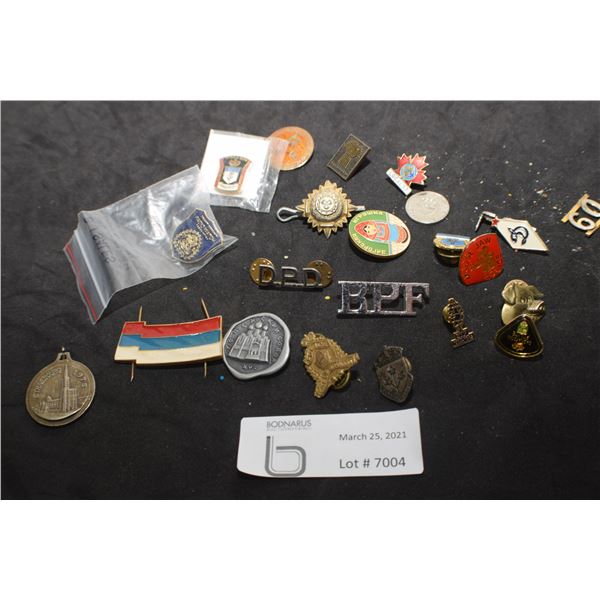 PINS , COINS , TOKENS