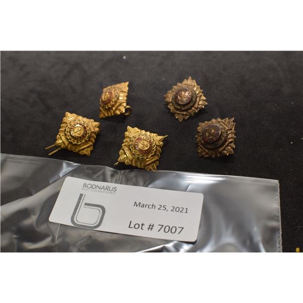 ORDER OF BATH BRASS & ENAMEL BADGES