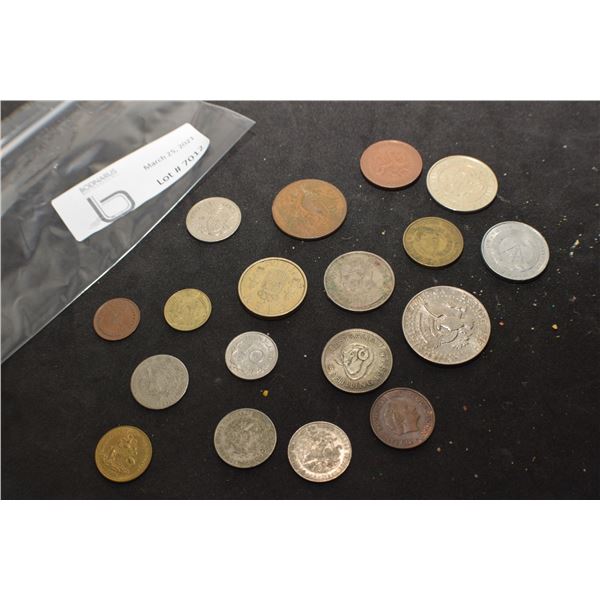VARIOUS WORLD COINS