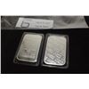 Image 1 : 2 TIMES THE MONEY $  1 TROY OZ. SILVER BAR / WAFER .999 STERLING