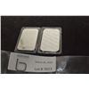 Image 1 : 2 TIMES THE MONEY $  1 TROY OZ. SILVER BAR / WAFER .999 STERLING
