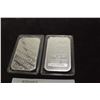 Image 2 : 2 TIMES THE MONEY $  1 TROY OZ. SILVER BAR / WAFER .999 STERLING