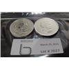Image 1 : 2 TIMES THE MONEY $  5 DOLLAR STERLING SILVER 1 OZ. CANADA COIN