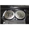 Image 2 : 2 TIMES THE MONEY $  5 DOLLAR STERLING SILVER 1 OZ. CANADA COIN