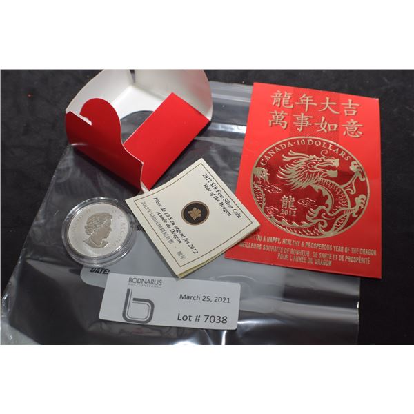 2012 $10 CANADA STERLING COIN
