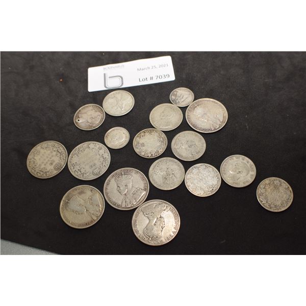 4.23 OZ SCRAP CANADIAN COIN SILVER LOT