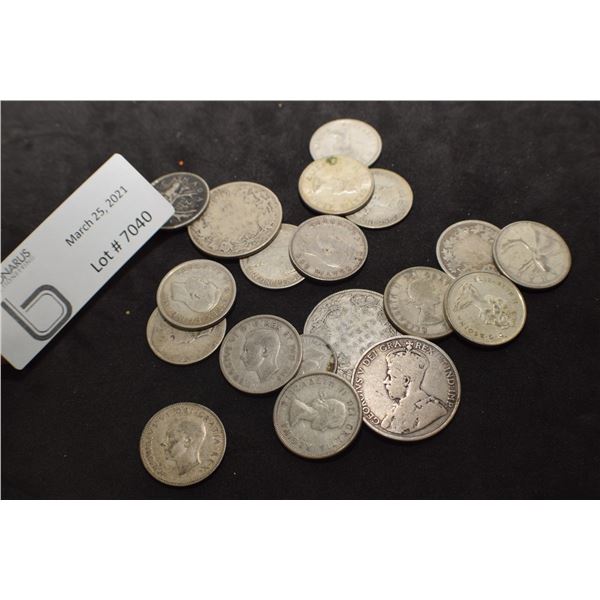 4.28 OZ SCRAP CANADIAN COIN SILVER LOT