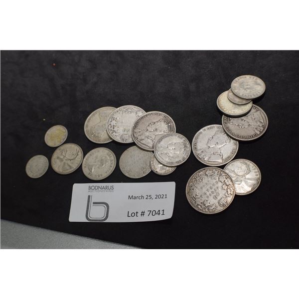 4.13 OZ SCRAP CANADIAN COIN SILVER LOT