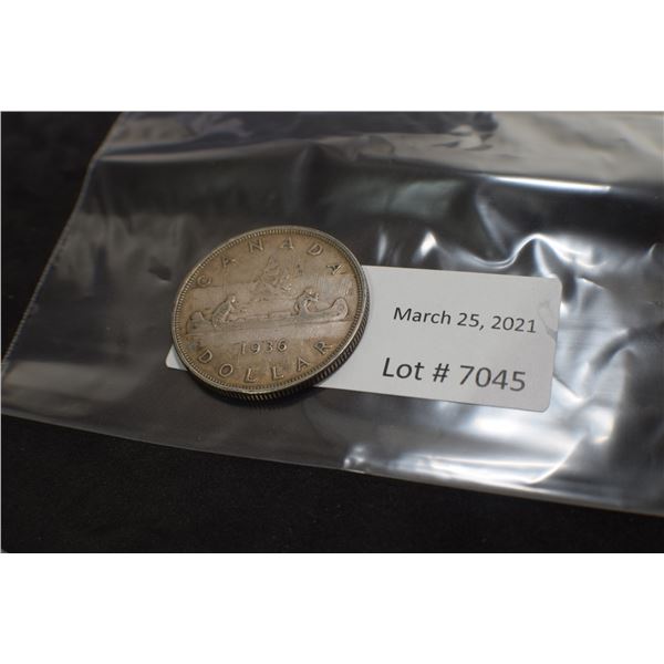1936 CANADA SILVER DOLLAR