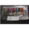 Image 1 : 1939-1945 WW2 CANADA MILITARY DRESS MEDALS GROUP OF 7