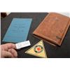 Image 1 : RCAF LOG BOOK , LEATHER BINDER , DECAL