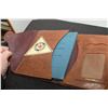 Image 3 : RCAF LOG BOOK , LEATHER BINDER , DECAL