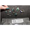 Image 1 : 53.7 G STERLING SILVER & TURQUOISE RINGS