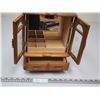 Image 4 : JEWELRY BOX DISPLAY CABINET (8 1/2 X 11 1/2 IN HIGH) ETCHED GLASS