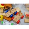 Image 4 : WOODEN TOYS, WOODEN BLOCKS (2X THE MONEY)