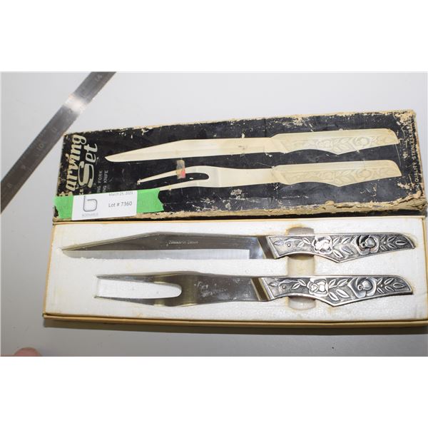 Vintage Carving Set