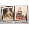 Image 1 : 2X THE MONEY - Framed 1951/1952 Coke ADs