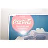 Image 3 : Coca Cola Poster Plastic 22.5 x 38"