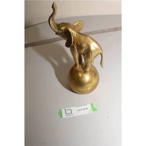 Brass Elephant Bell