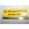 Image 1 : Pittsburgh Tin Newspaper Sign