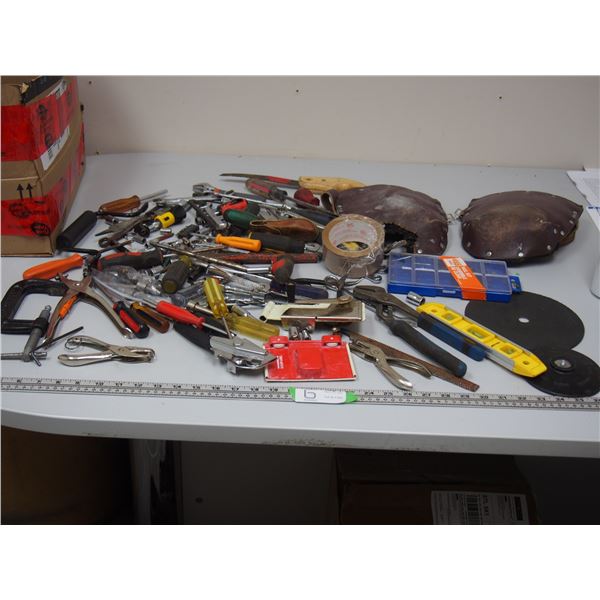 LOT OF MISC HARD TOOLS