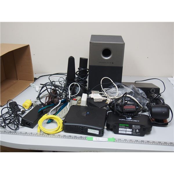 SPEAKERS, XPLORNET, CORDS PLUS MISC