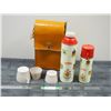 Image 1 : (2) VINTAGE CENTENNIAL THERMOS PLUS THERMOS CASE
