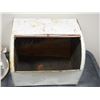 Image 3 : VINTAGE METAL STORAGE BOX, ORNAMENT PLUS MISC
