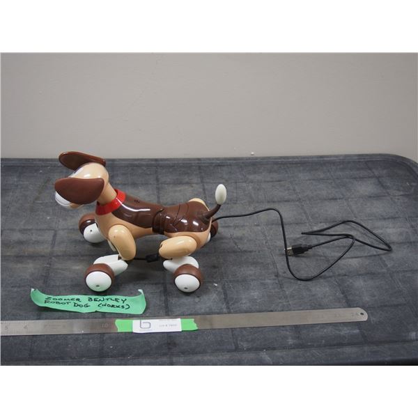 ZOOMER BENTLY ROBOT DOG (WORKS)