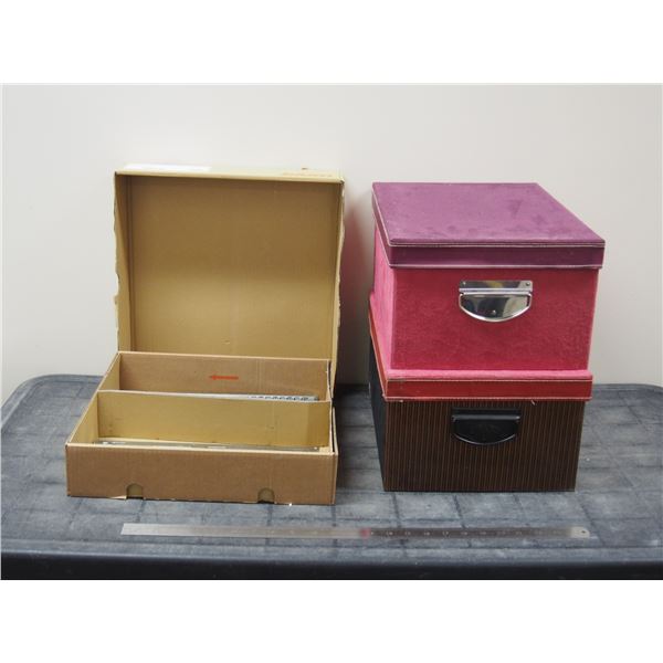 (2) STORAGE CONTAINERS & SOFT CLOSE DRAWER SLIDES