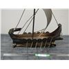 Image 6 : VIKING FOLK ART SHIP (20 X 22 1/2 IN TALL) MADE IN SPAIN