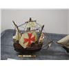 Image 2 : 2X THE MONEY/ SHIP ORNAMENTS WOODEN