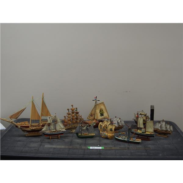 MISC WOODEN SHIP ORNAMENTS