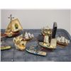 Image 2 : MISC WOODEN SHIP ORNAMENTS