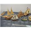 Image 3 : MISC WOODEN SHIP ORNAMENTS