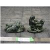 Image 3 : 2X THE MONEY/ SOAPSTONE CARVINGS A.WOLF ORIGINAL